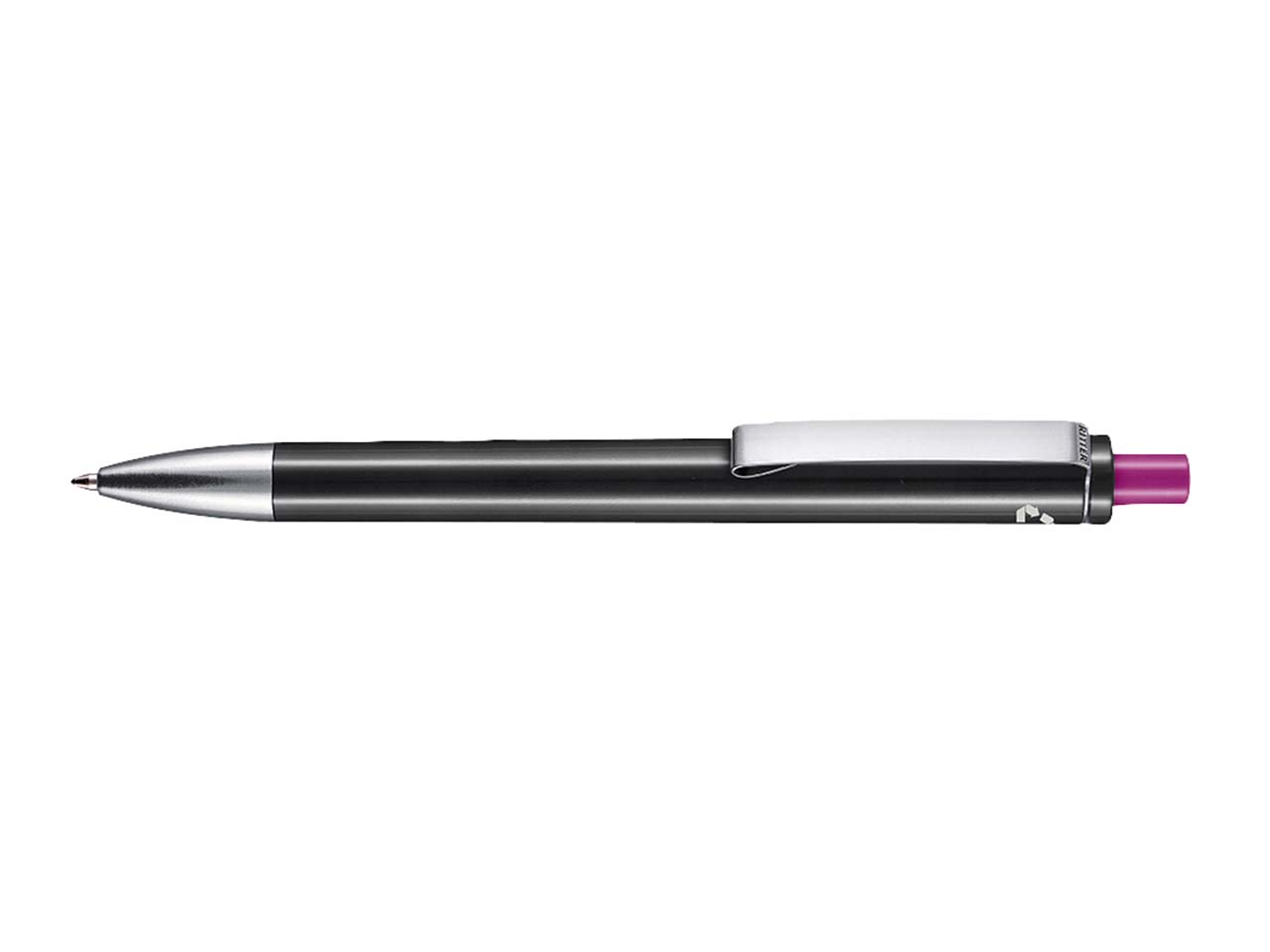 RITTER PEN Kugelschreiber 'EXOS RECYCLED' schwarz recycled/fuchsia
