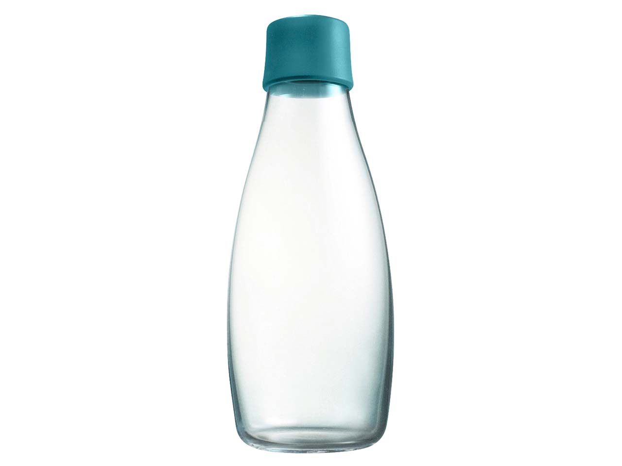 retap Trinkflasche 0,5 l aus Glas petroleum green