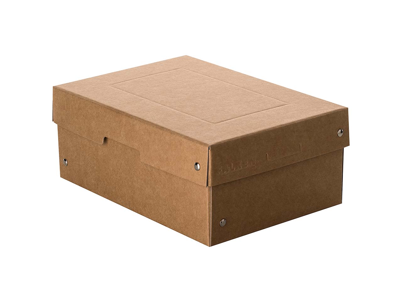 5 Falken Aufbewahrungsboxen "PureBox", 780 g/m², DIN A5, 10 cm Höhe, braun