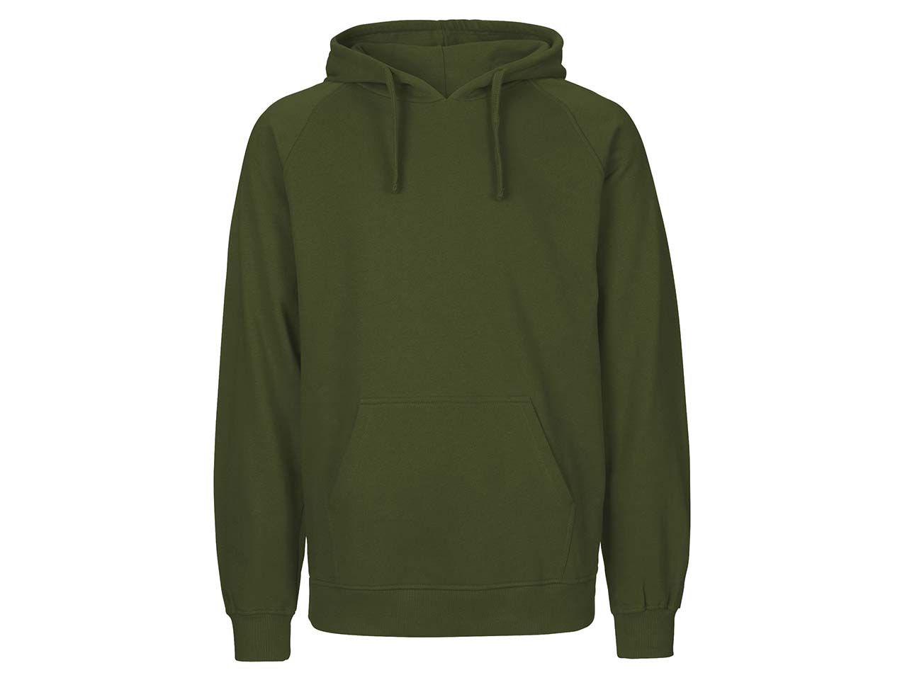 Neutral Bio-Herren-Hoodie military, Gr. 2XL