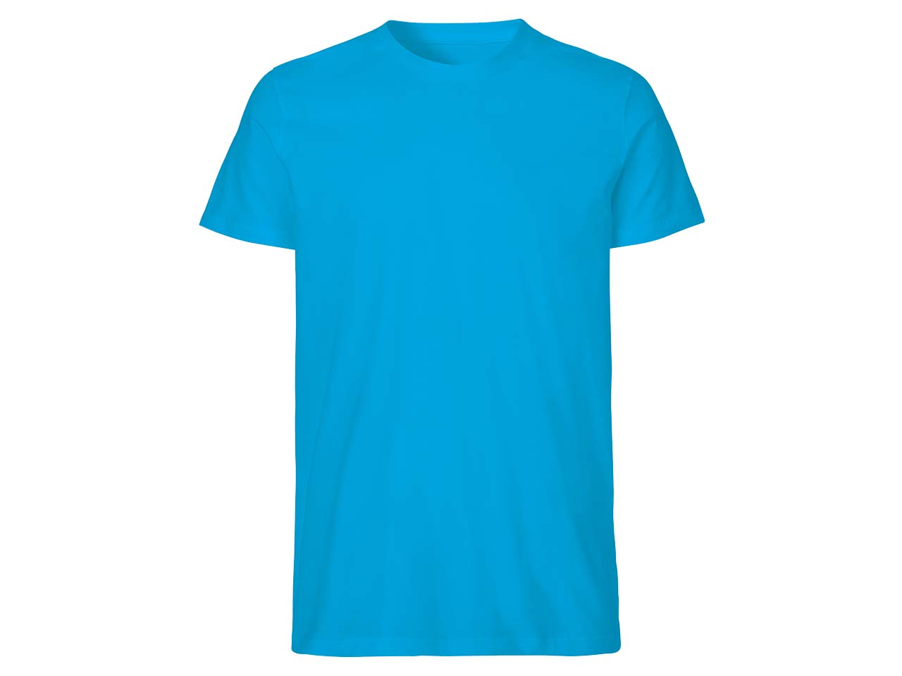 Neutral Bio-Herren-T-Shirt mit Rundhalsausschnitt saphirblau, Gr. M