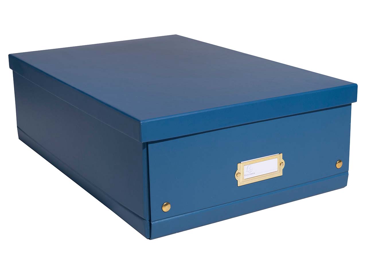 5 Exacompta Ablageboxen "NeoDeco", 33x50x16 cm, A3+, blau