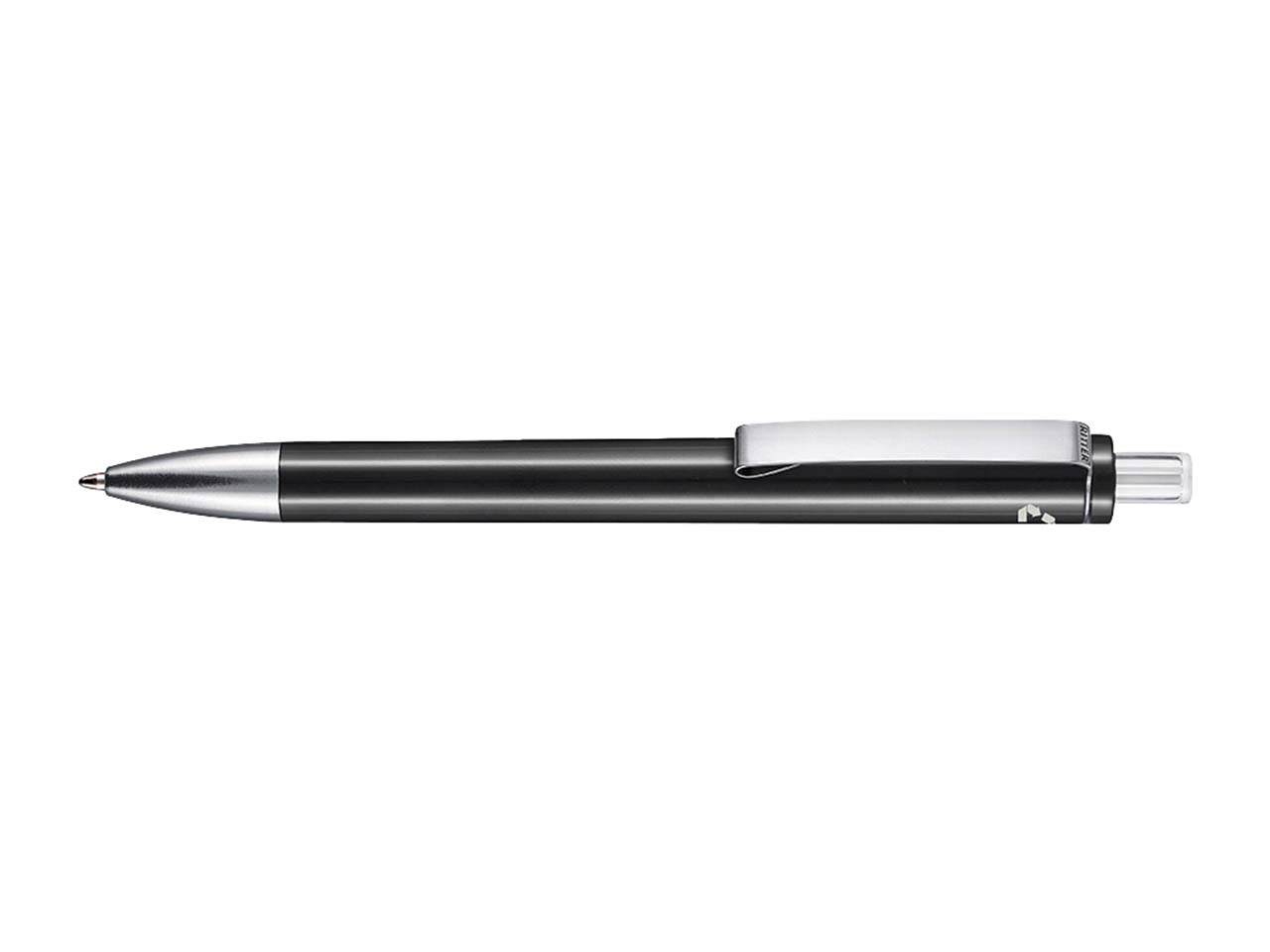 RITTER PEN Kugelschreiber 'EXOS RECYCLED' schwarz recycled/transparent