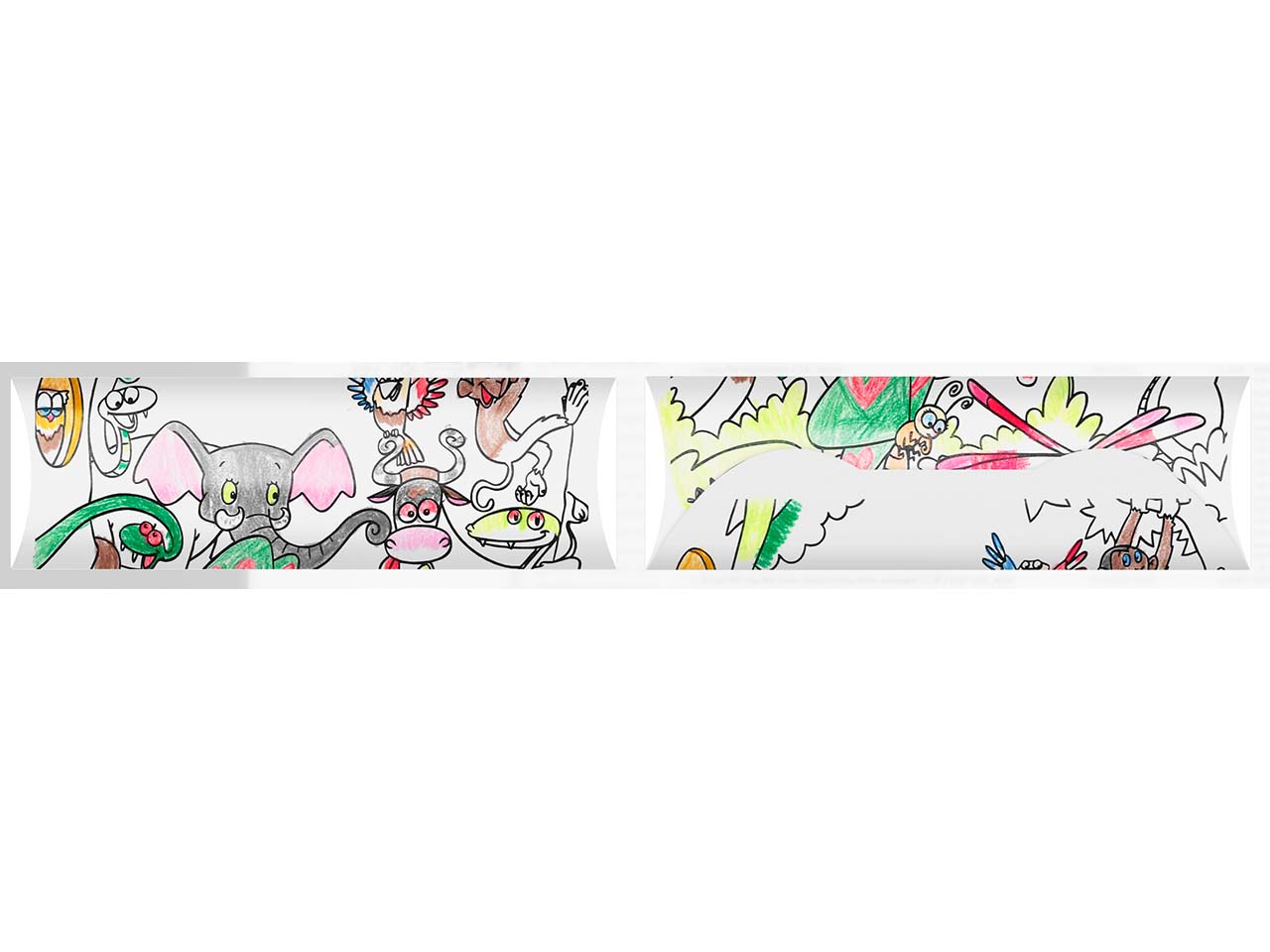 Faber-Castell Ausmalset "Jungle" mit 5 Buntstiften und ausmalbarer Verpackung