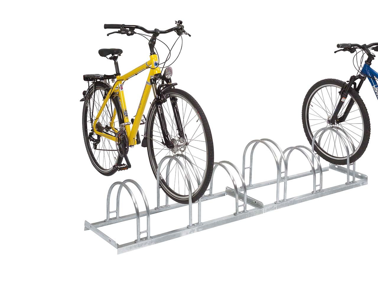 Fahrradständer "'Bogenparker 5000" verzinkt, 5 Einstellplätze (einseitig)
