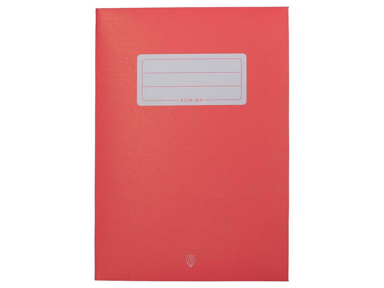 Komima Heftumschlag aus Recyclingpapier, rot DIN A5