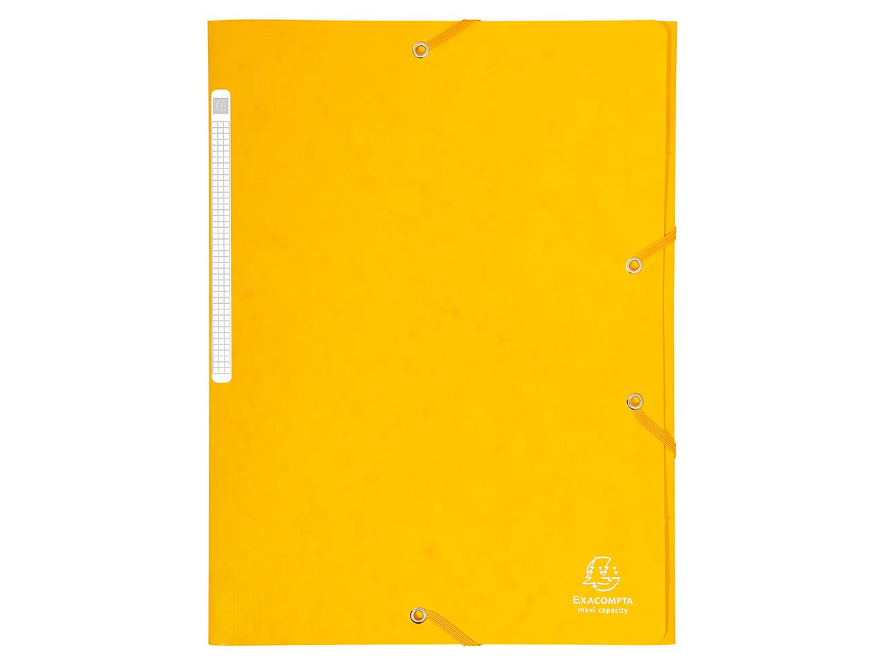25 Exacompta Sammelmappen, Colorspan-Karton, 425 g/m², DIN A4, 3 Klappen, gelb