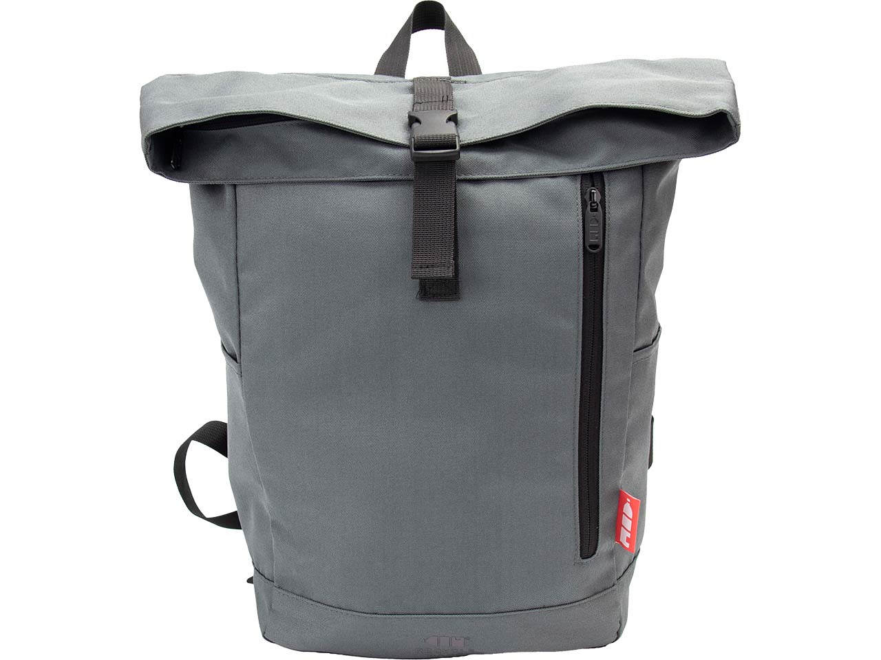 Rucksack 'Rolltop Backpack' aus recycelten PET-Flaschen, grau