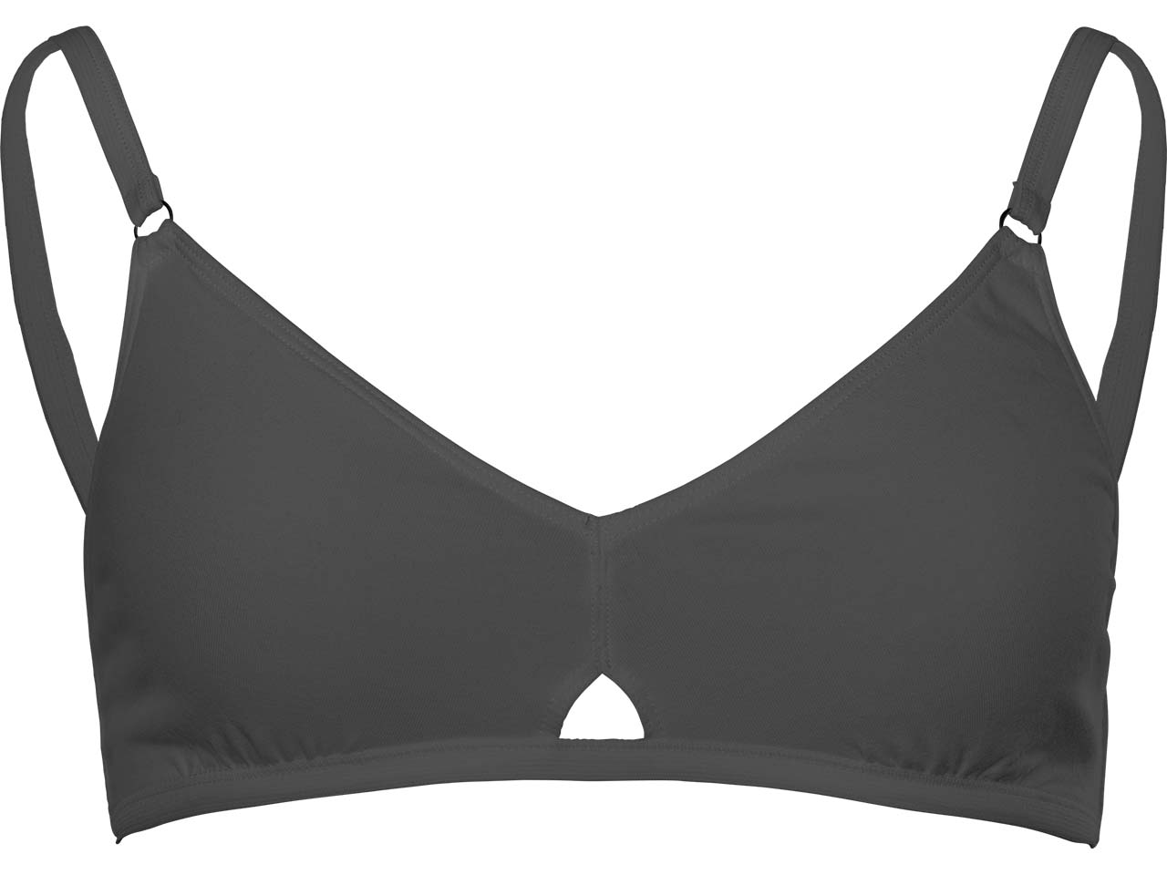 Living Crafts Bio-Damen-Bustier "AMARILLA" ohne Polster & Bügel, black, Gr. M