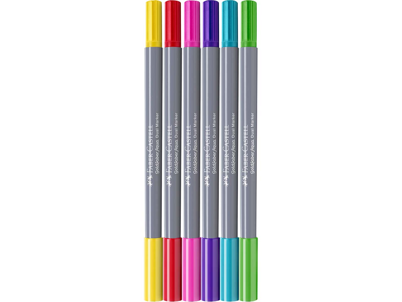 Faber-Castell Aquarell-Marker "Candy Shop" Goldfaber Aqua Dual, Lettering-Set, 6 Stück