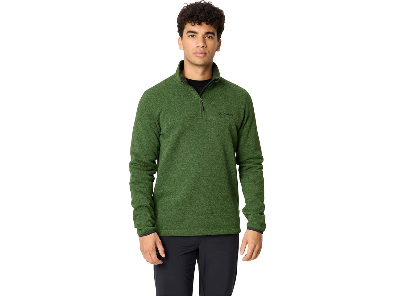VAUDE Herren-Pullover "Rienza III" mit Stehkragen, thyme, Gr. L