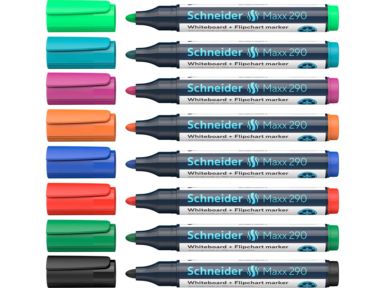 Schneider 8er-Pack Whiteboardmarker "Maxx 290" 6+2 Gratis, sortiert