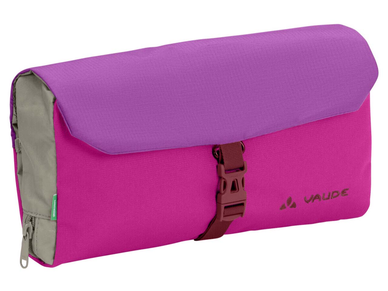 VAUDE Kulturbeutel 'WegaWrap' mit Wickelverschluss, pink orchid
