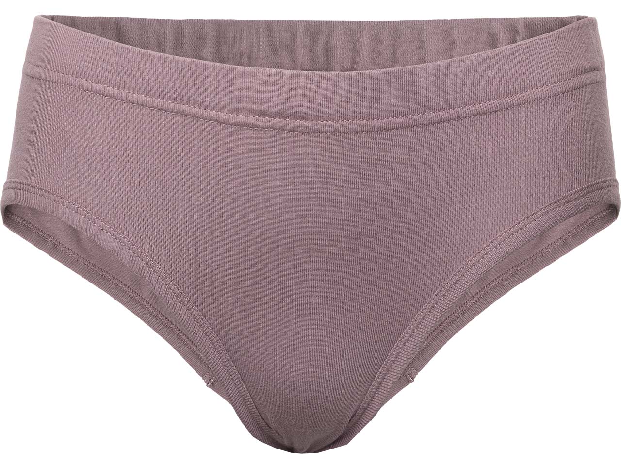 Living Crafts Bio-Damen-Slip "JOSEFINE" ohne Seitennähte, mauve, Gr. 40/42