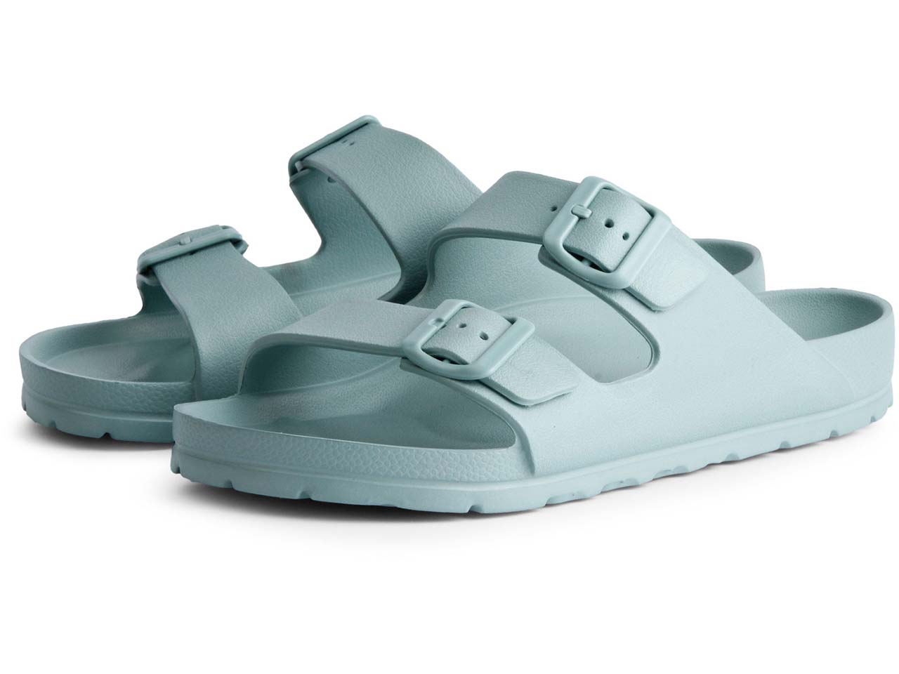 GRAND STEP SHOES Hausschuh/Pantolette "POOL TWO BUCKLE" aus EVA, seagreen, Gr. 39