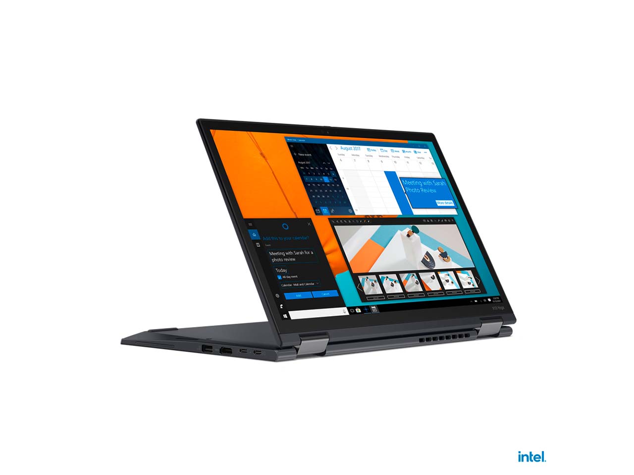 LENOVO Laptop THINKPAD X13 YOGA (2ND GEN) mit 512GB SSD, 16GB, refurb., 3. Wahl, black