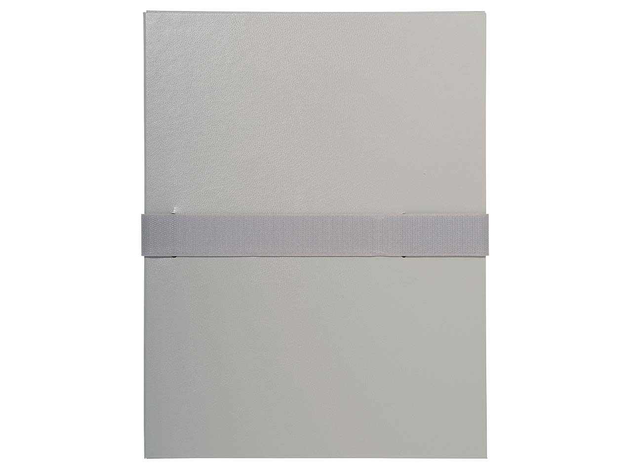 10 Exacompta Dokumentenmappen "Balacron", Klettverschlussband, DIN A4, grau