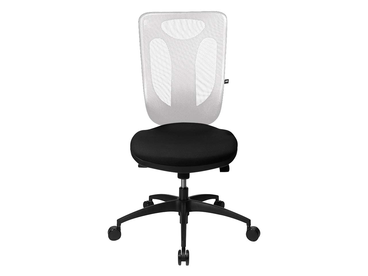 Topstar Bürodrehstuhl "Net Pro 100" ohne Armlehnen weiß