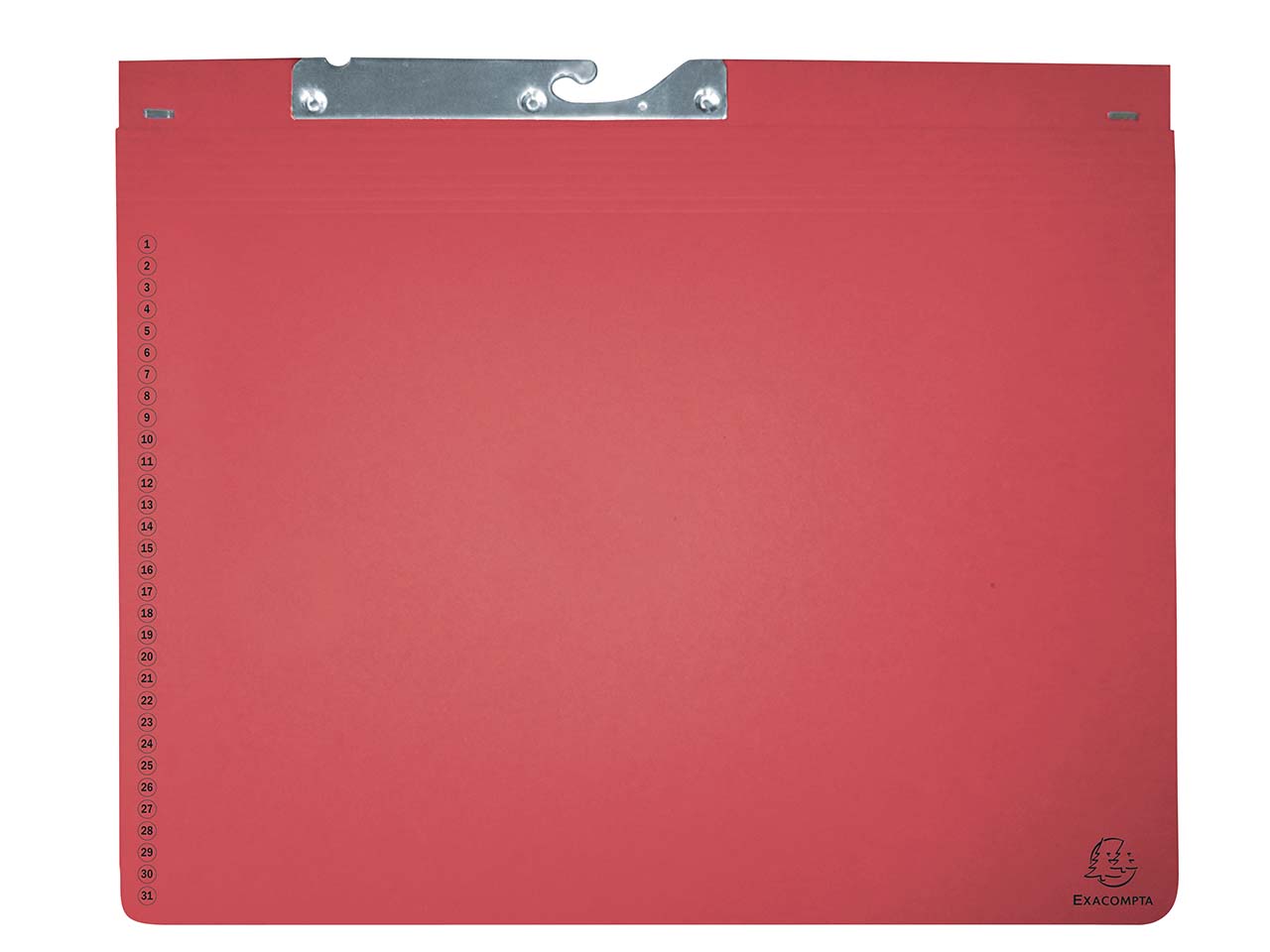 25 Exacompta Hängehefter, 320 g/m², mit 1 Abheftvorrichtung, rot
