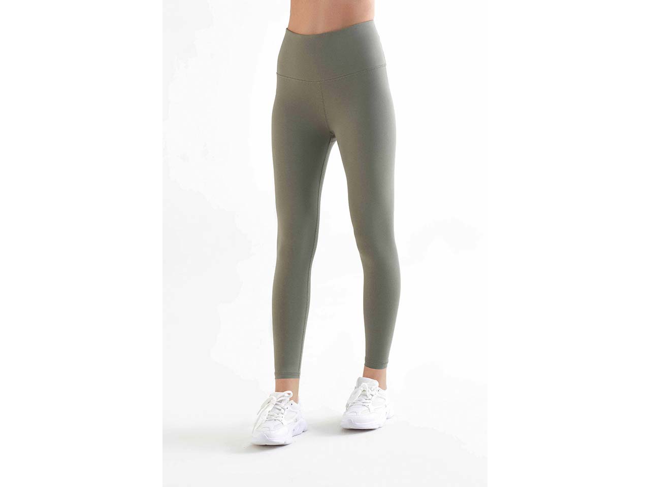 TRUE NORTH Bio-Damen-Yoga-7/8-Leggings, grün, Gr. L