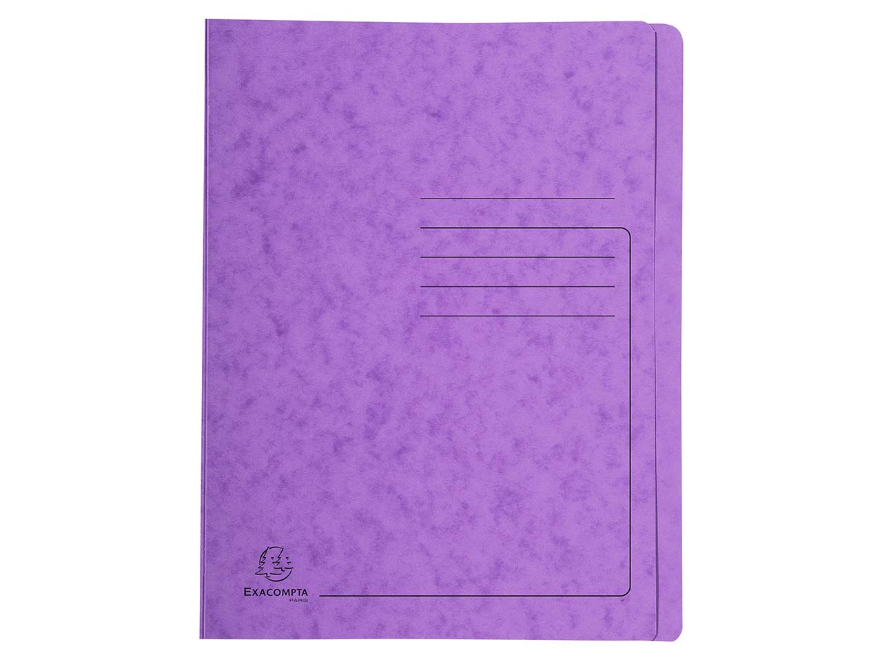 25 Exacompta Schnellhefter aus Colorspan-Karton, 355 g/m², DIN A4, violett