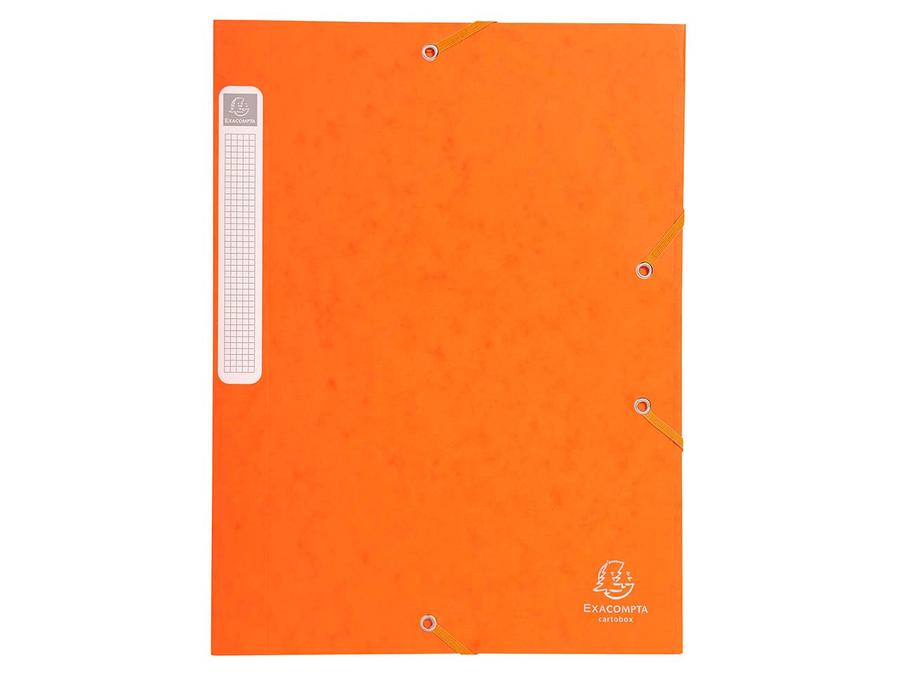25 Exacompta Archivboxen, Colorspan, 425 g/m², DIN A4, 3 Klappen, RB 25 mm, orange