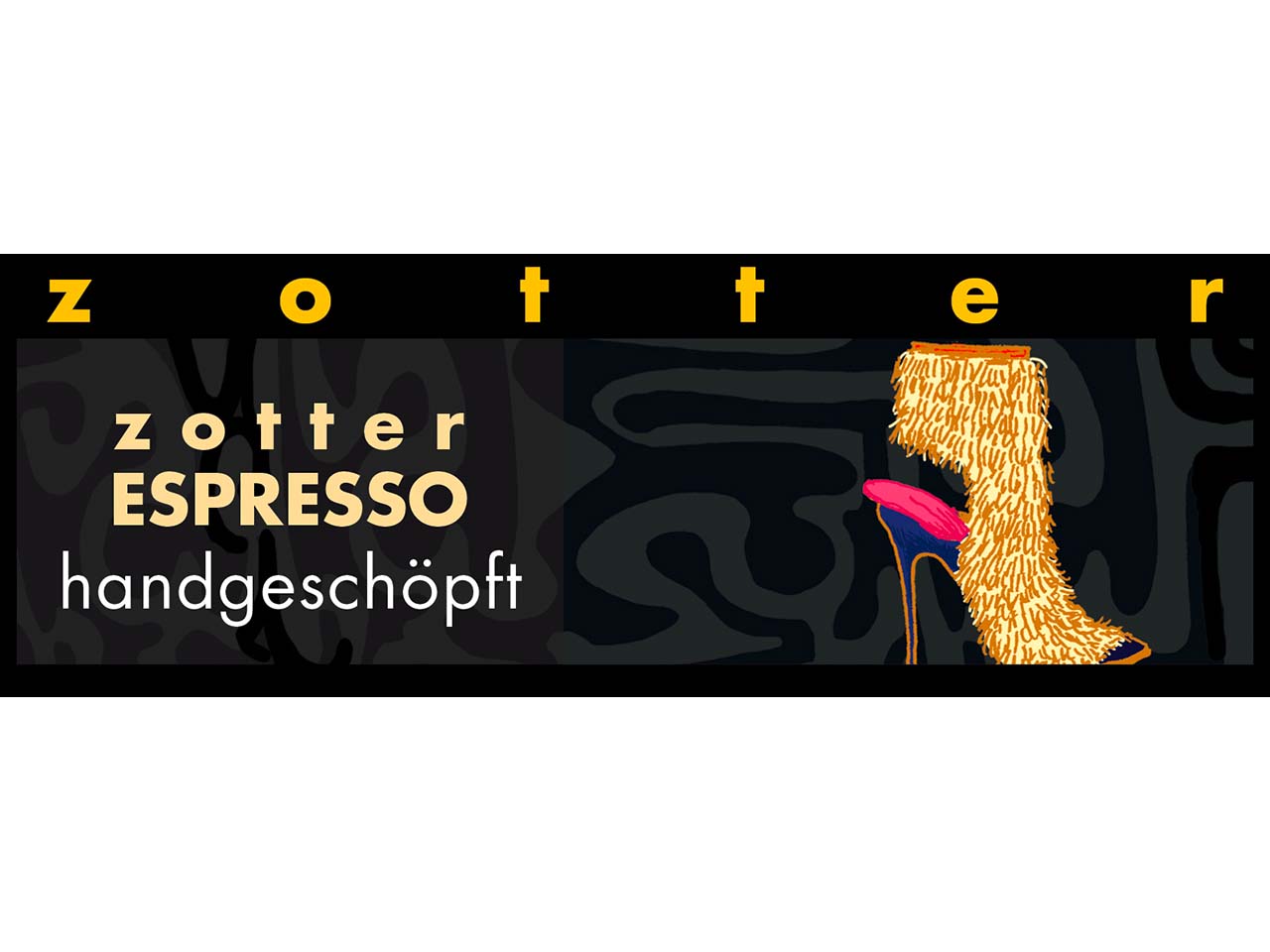 Zotter Bio-Schokolade Handgeschöpft mit individuell gestalteter Banderole, Espresso 20 g