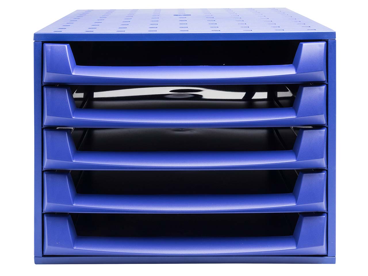Exacompta Schubladenbox The Box "Forever", DIN A4+, 5 Schubladen offen, kobaltblau