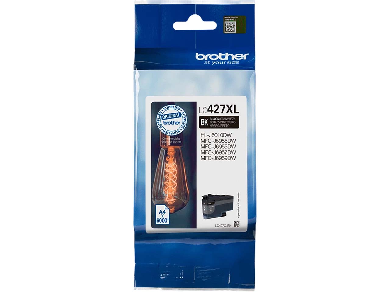 Brother Tintenpatrone LC-427XLBK schwarz