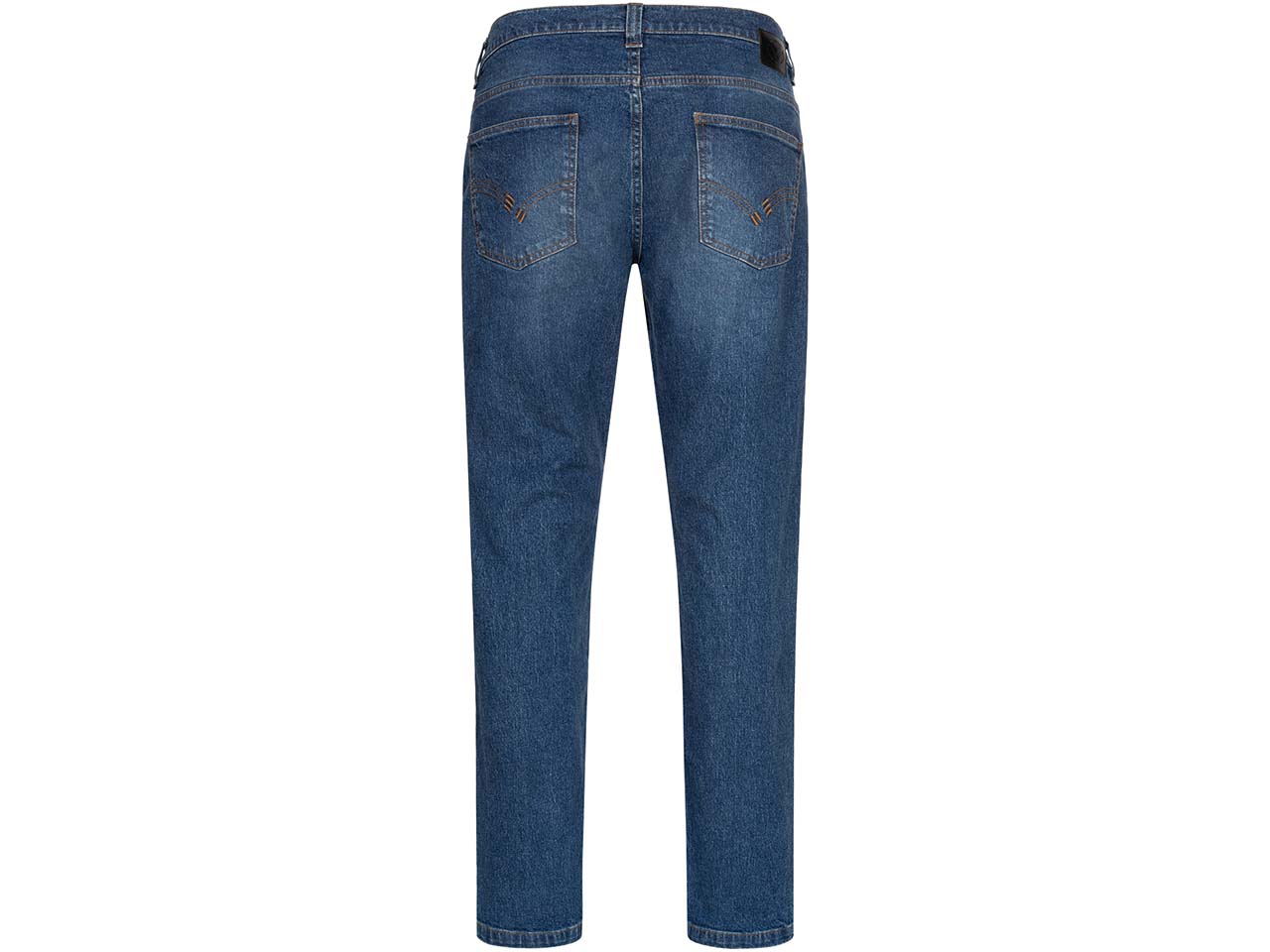 Feuervogl Bio-Herren-Boot-Cut-Hose "Milo", medium blue, Gr. 32/32