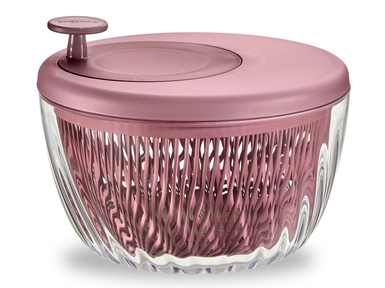 guzzini Salatschleuder "SPIN&STORE" Ø 26 cm, mauve red
