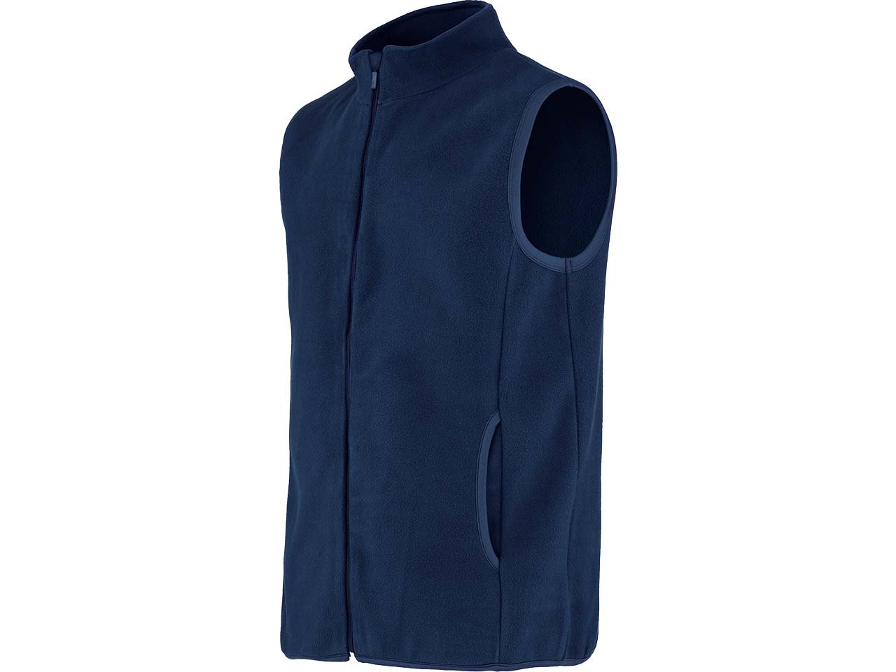 Neutral Unisex Fleeceweste aus recyceltem PE, navy, Gr. L - bedruckbar