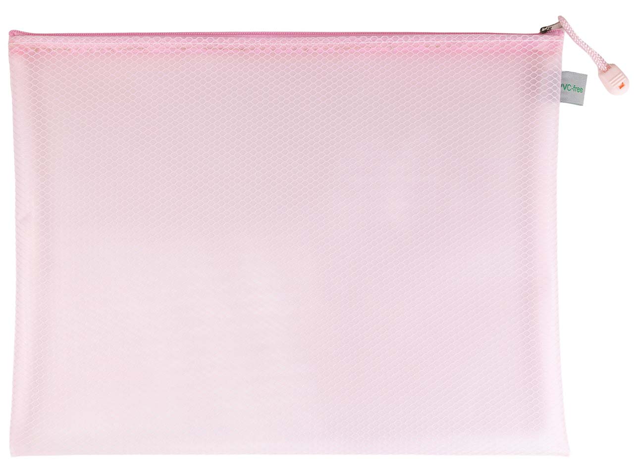 FolderSys Kleinkram-Beutel "Candy Bag" mit RV, DIN A4, EVA, pastell rosé transparent