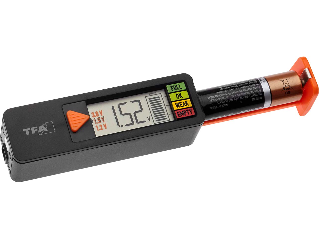 Batterietester "BatteryCheck" für die gängigsten Batterietypen