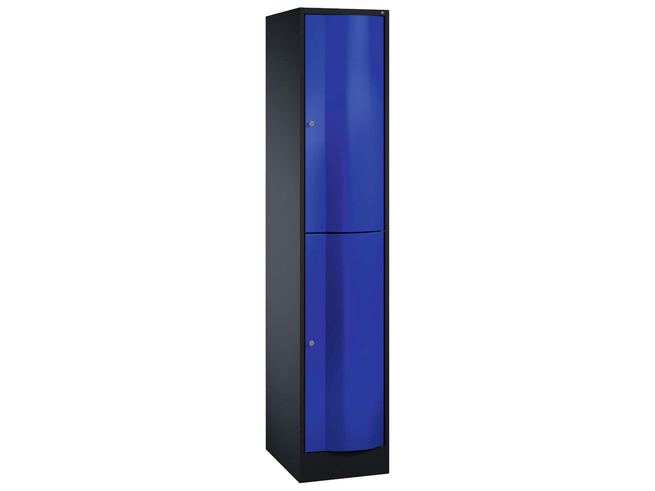 Schließfachschrank 1 Turm an/bl 2er
