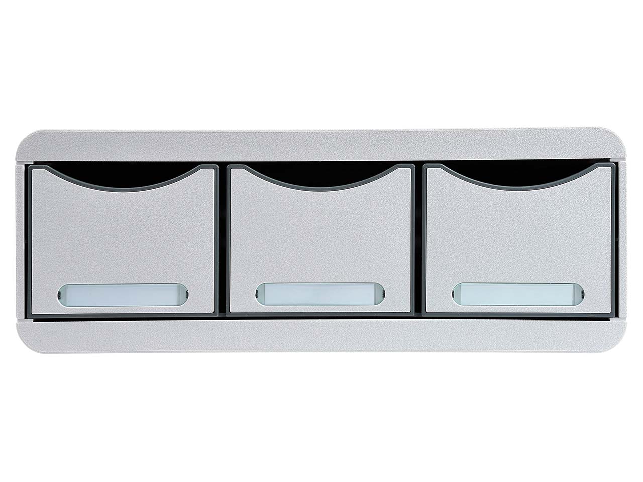 Exacompta Schubladenbox Modulo "Office", DIN A4+, 3 Schubladen geschlossen, lichtgrau