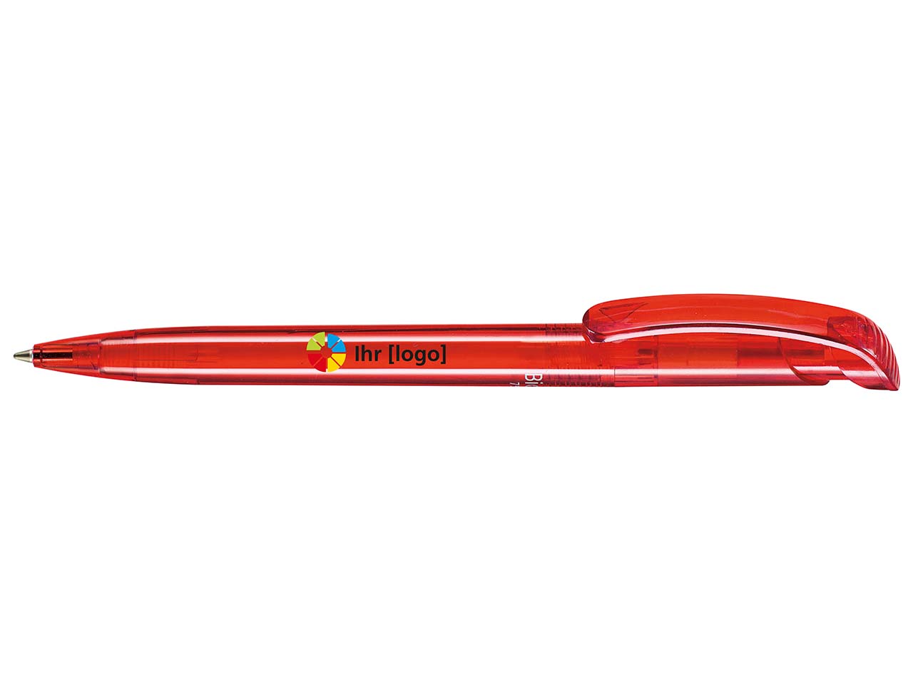 RITTER CARES Druckkugelschreiber 'Bio Clear' rot