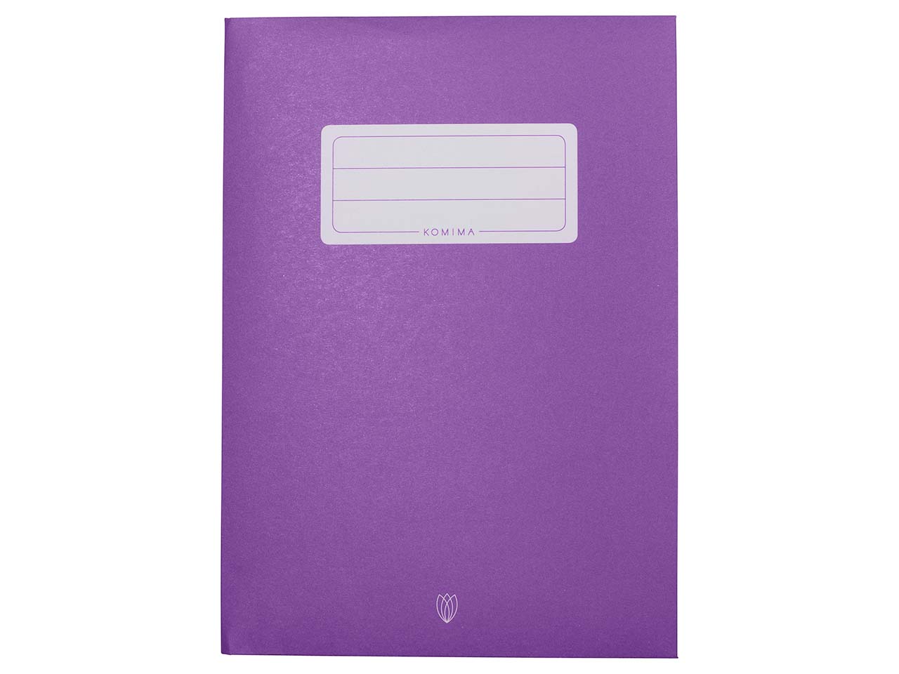 Komima Heftumschlag aus Recyclingpapier, lila DIN A4