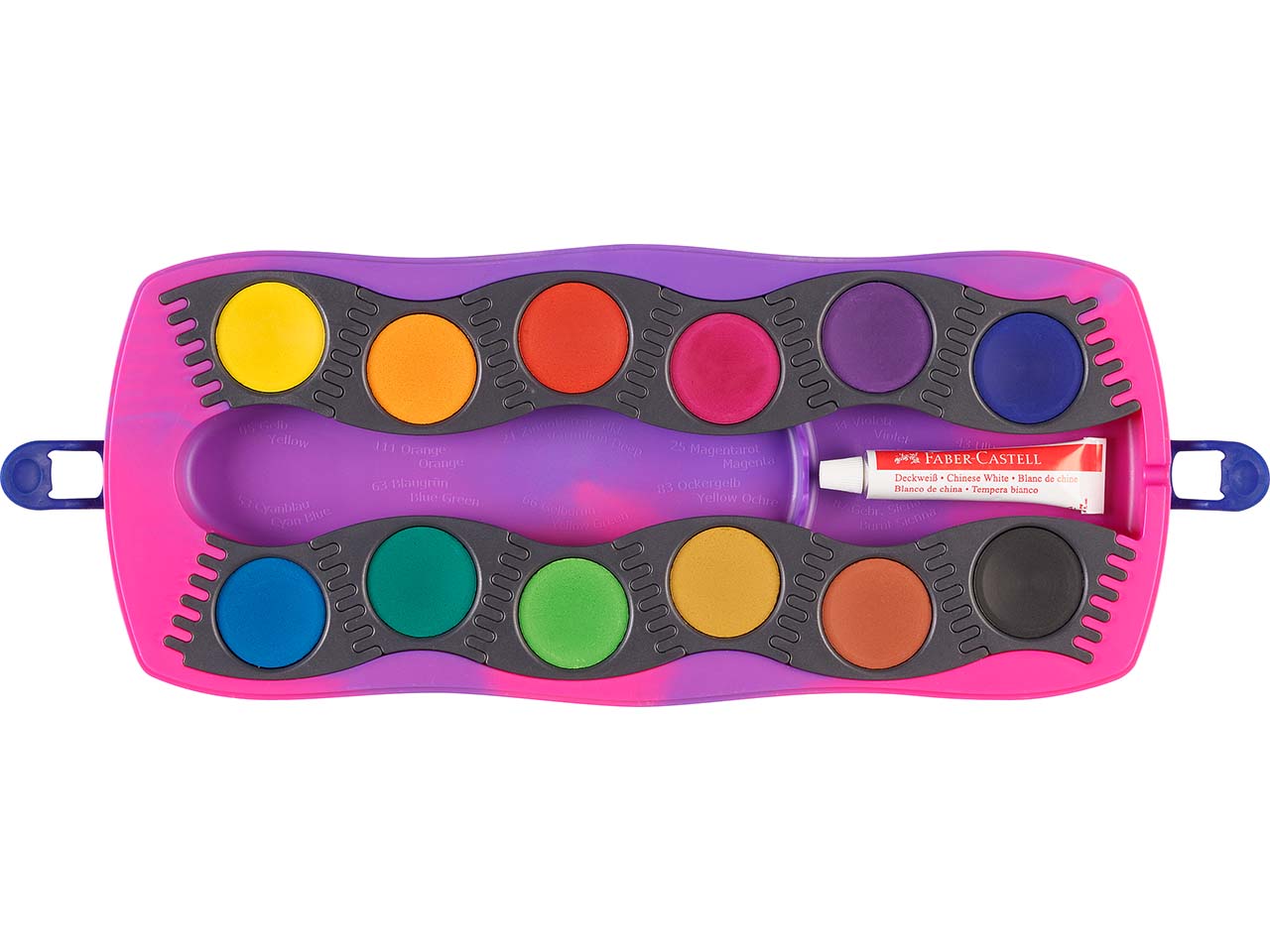 Faber-Castell Farbkasten "Connector" 12 Farben, Einhorn