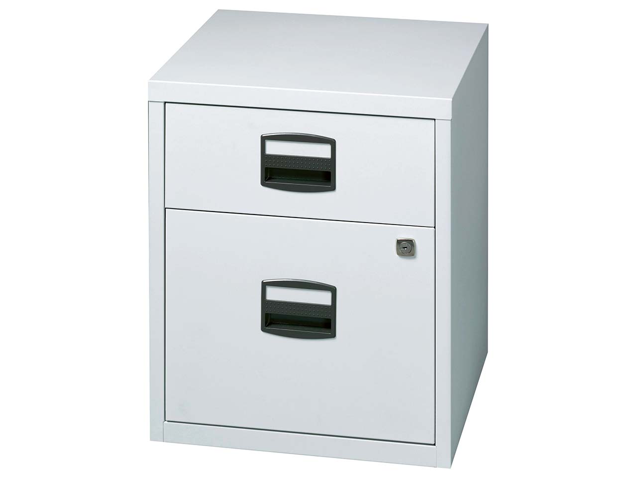 Bisley Home Rollcontainer 1Schub,1HR Lichtgrau