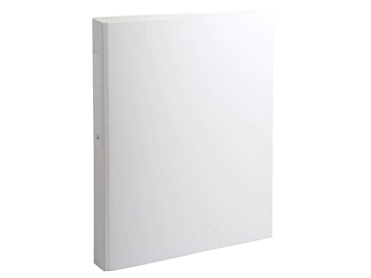 10 Exacompta Ringbücher aus kaschiertem Karton, DIN A4, 2 Ringe, RB 40 mm, weiß