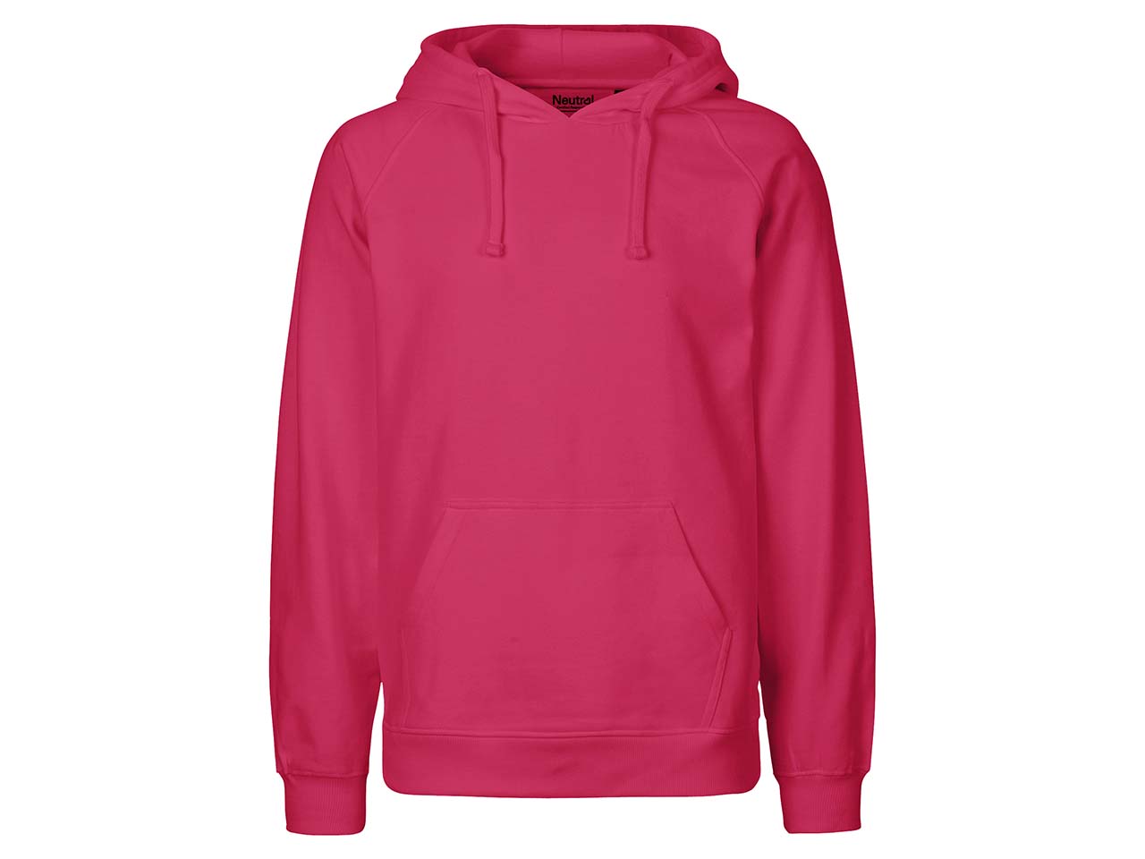 Neutral Bio-Herren-Hoodie pink, Gr. M