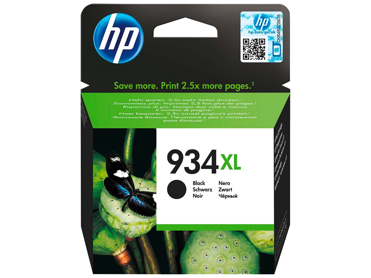 hp Tintenpatrone C2P23AE, Nr. 934XL schwarz
