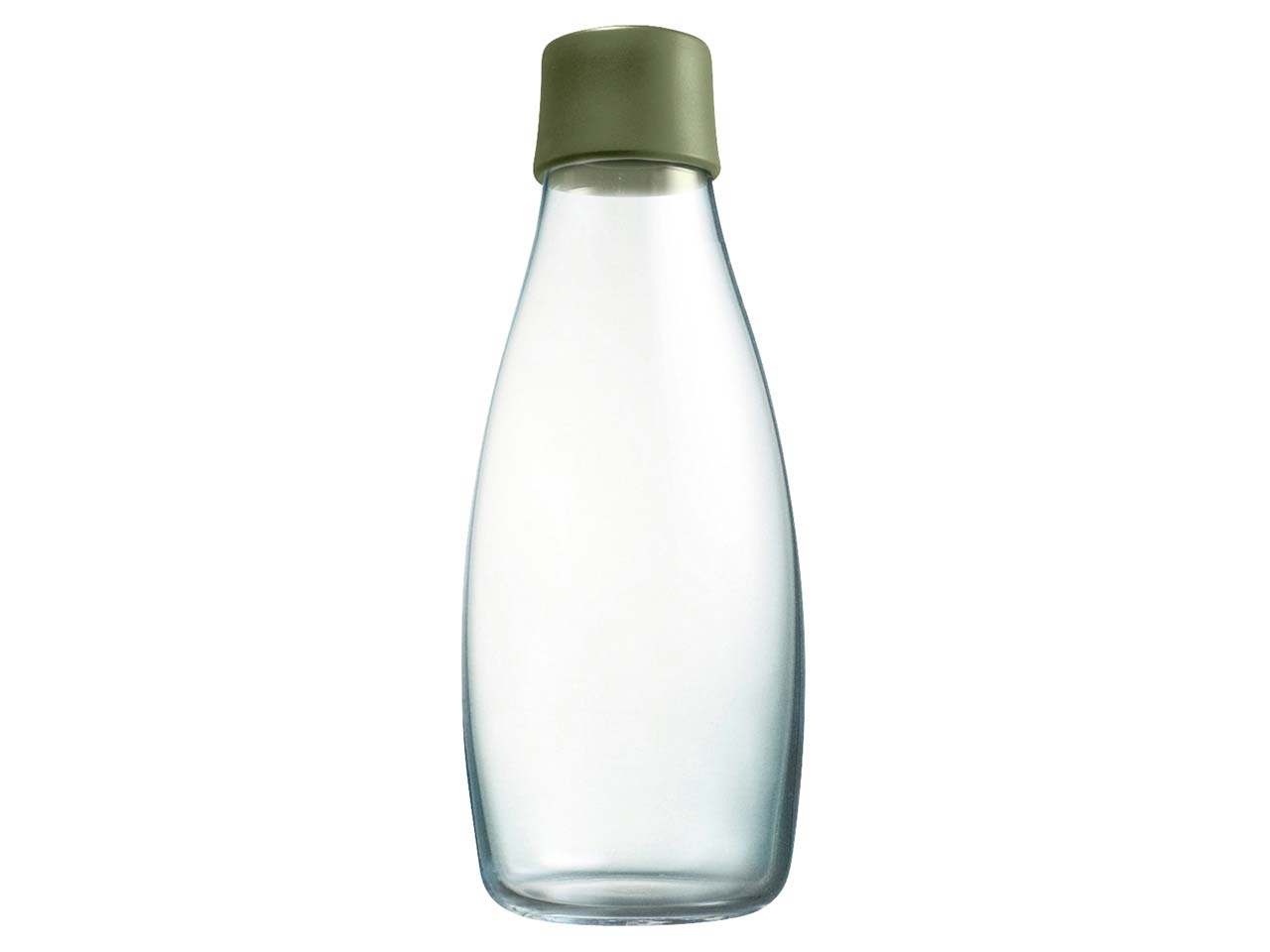 retap Trinkflasche 0,5 l aus Glas army green