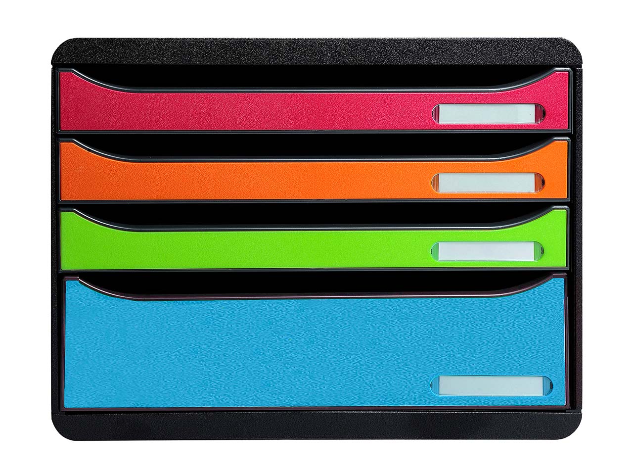 Exacompta Schubladenbox "Iderama", DIN A4+, 4 Schubladen, regenbogen