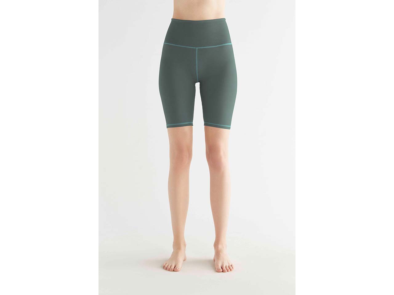 TRUE NORTH Bio-Damen-Sport-Short, teal, Gr. L