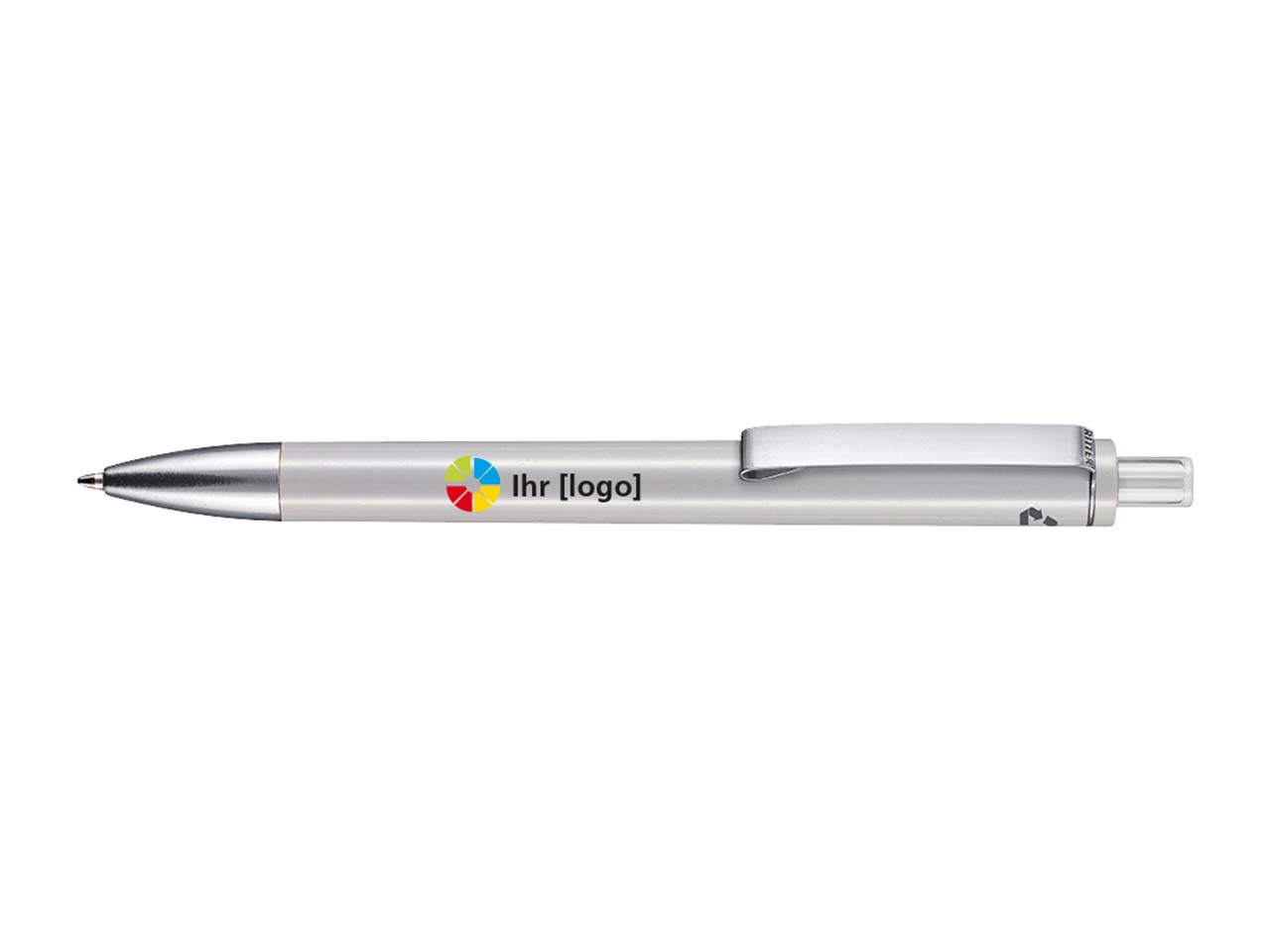 RITTER PEN Kugelschreiber 'EXOS RECYCLED' grau recycled/transparent
