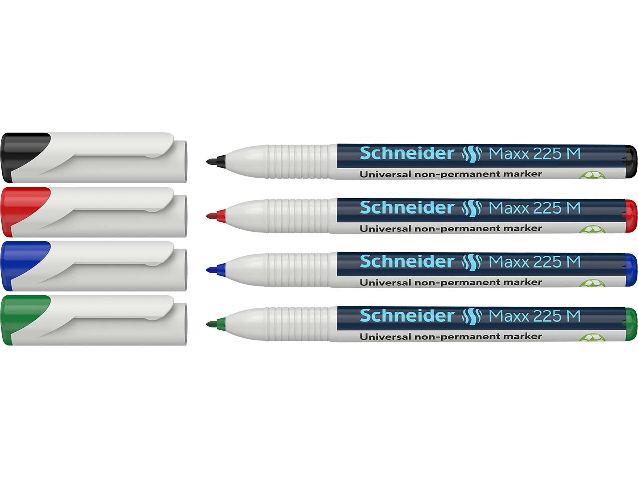Schneider 4er-Set Universalmarker "Maxx 225 M", farbig sortiert