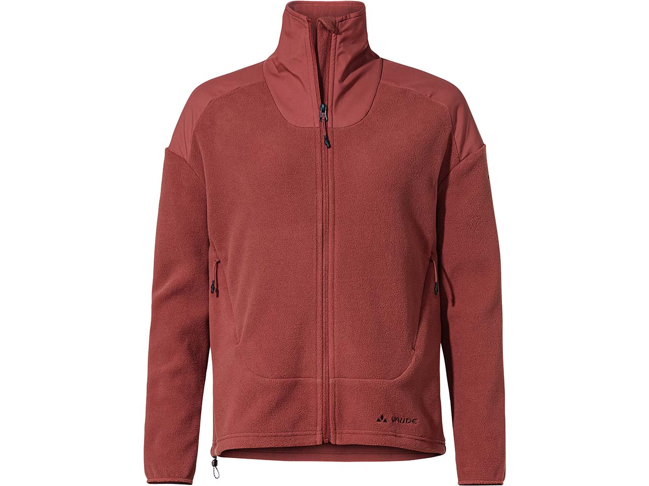 VAUDE Damen-Fleecejacke "Mineo II" mit hohem Stehkragen, redeva, Gr. 36