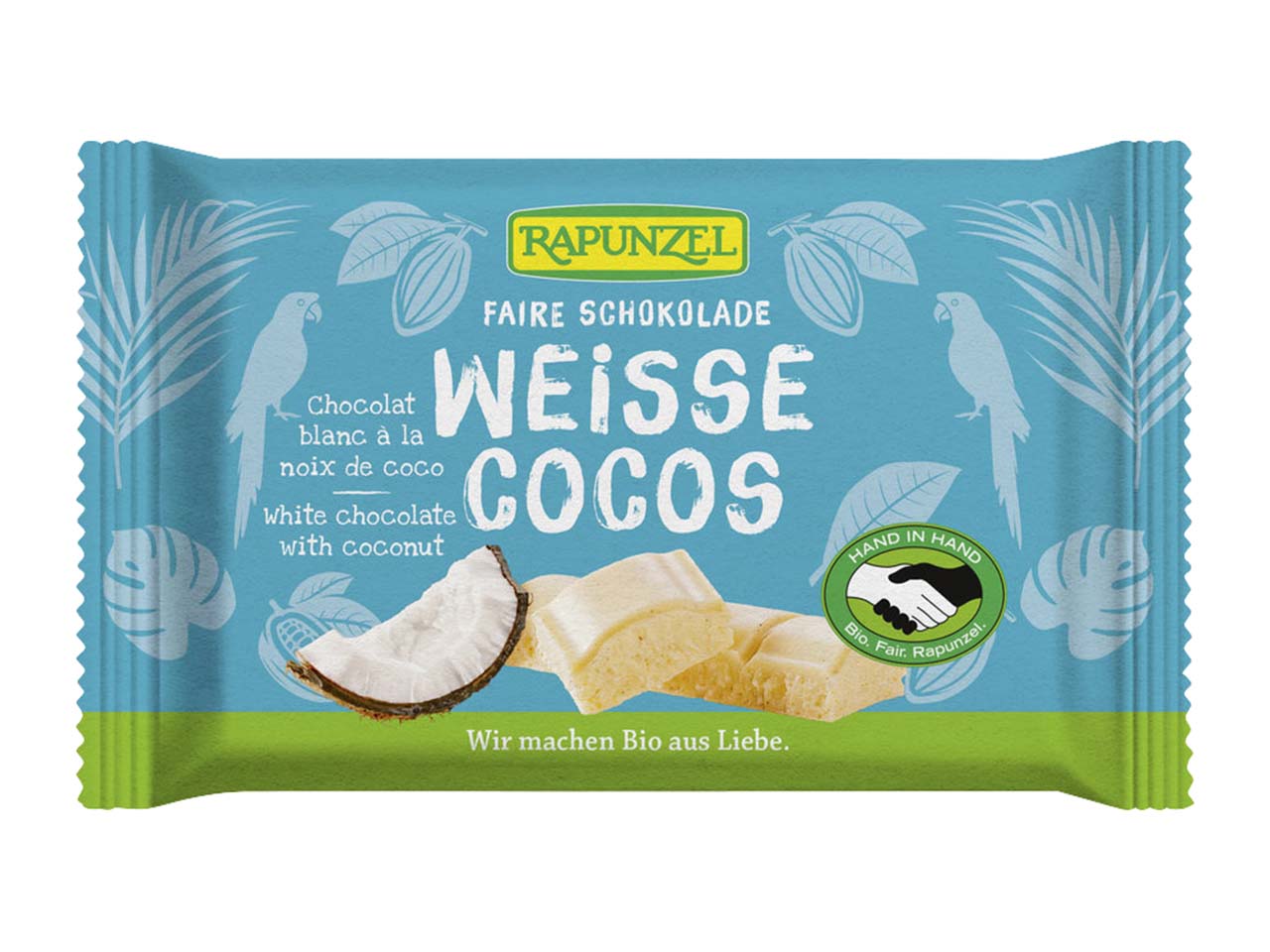 RAPUNZEL Weiße Bio-Schokolade "Cocos", 100 g